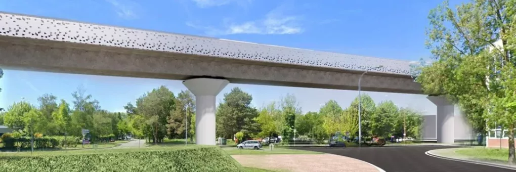 Maquette 3D viaduc Toulouse