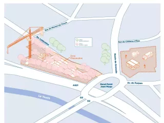 Les travaux station Blagnac (Agrandir l'image - fenêtre modale)