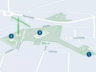 Les travaux station La Vache (Agrandir l'image - fenêtre modale)