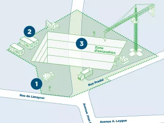 Les travaux station Cote Pavée (Agrandir l'image - fenêtre modale)