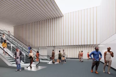 Maquette de la future mezzanine de la station Bonnefoy (Agrandir l'image - fenêtre modale)