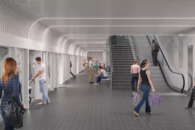 Les quais de la future station de métro Limayrac Cité de l'Espace (Agrandir l'image - fenêtre modale)