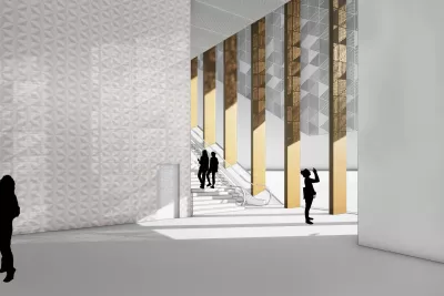 Maquette des futurs lignes de contrôle de la station Institut National Polytechnique de Toulouse (Agrandir l'image - fenêtre modale)