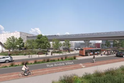 Maquette de la futur station Montaudran Innovation Campus Airbus Defense & Space (Agrandir l'image - fenêtre modale)