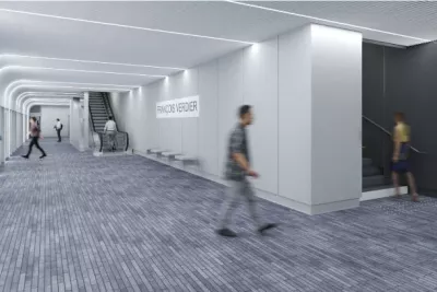 Les quais de la future station de métro François Verdier (Agrandir l'image - fenêtre modale)