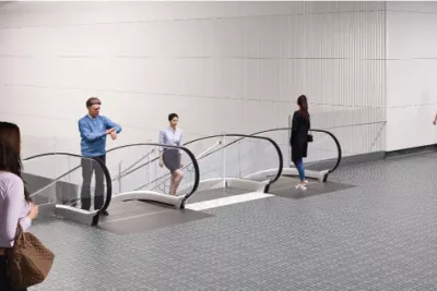 Salle d'échange de la future station de métro Ormeau (Agrandir l'image - fenêtre modale)