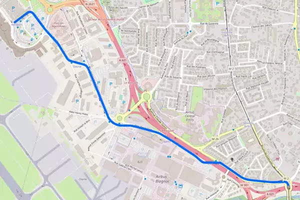 Schéma Ligne Aéroport (Agrandir l'image - fenêtre modale)