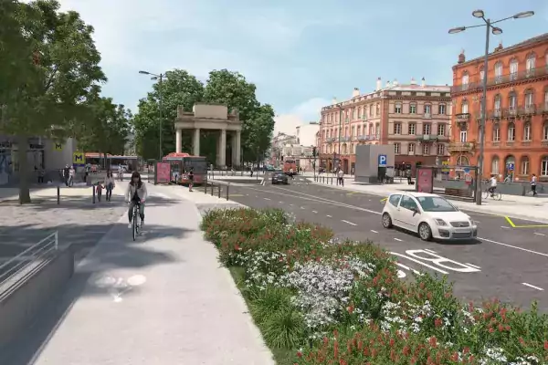 Maquette 3D de la future station François Verdier (Agrandir l'image - fenêtre modale)